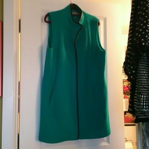 Gorgeous turquoise boiled wool vest